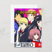 おめでとうカード サンキューカード (正面/裏面)