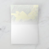 おめでとうカード：デイリリー、黄色 カード (内部)