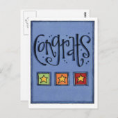 おめでとうカード ポストカード (正面/裏面)