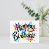 おめでとうカード ポストカード (スタンド正面)