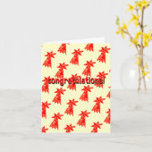 おめでとうカード…卒業 カード (黄色い花)