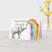 おめでとうカード – LGBTQIハッピーカード….. カード (黄色い花)