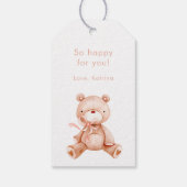 おめでとうガールギフトラベル ギフトタグ (裏面)