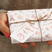 おめでとうガールギフトラベル ギフトタグ