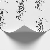 おめでとうギフトラップ | 豪華な結婚式 ラッピングペーパー (角)