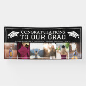 おめでとうクラシック卒業6枚の写真パーティー 横断幕 (横)