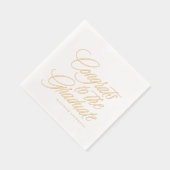 おめでとうクラシック卒業 箔ナプキン (右)