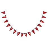 おめでとうクラシック航海のいかりストライプ バンティングフラッグ (全)