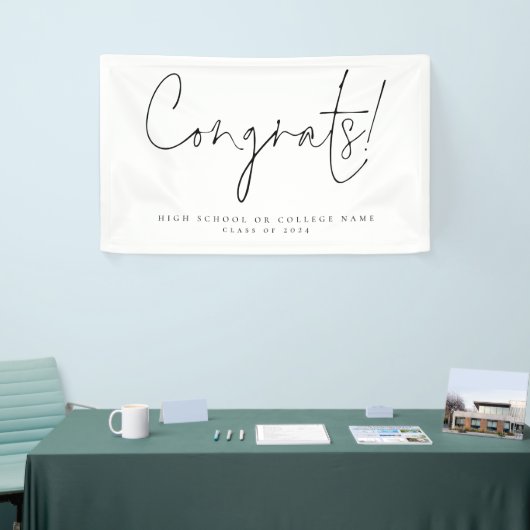 おめでとうクラス2024スクリプトカレッジグラード 横断幕 (トレードショー)