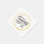 おめでとうクラス・オブ・ナプキンス スタンダードカクテルナプキン (角)