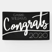 おめでとうクラス |名前と年の追加 横断幕 (横)