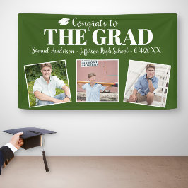 おめでとうグカスタムラード写真名卒業サイン 横断幕