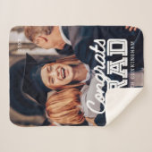 おめでとうグモダンラシンプルド名門私立校風の写真 シェルパブランケット (正面(横))