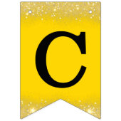 おめでとうグラッドオフィシャルイエローブラック バンティングフラッグ (第2の旗)