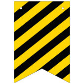 おめでとうグラッドオフィシャルイエローブラック バンティングフラッグ (第1の旗)