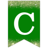 おめでとうグラッドオフィシャルグリーン バンティングフラッグ (第2の旗)