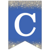 おめでとうグラッドオフィシャルブルーホワイト バンティングフラッグ (第2の旗)