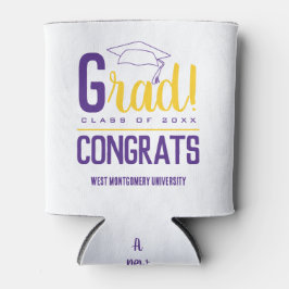 おめでとうグラッドキャップパープルイエロー 缶クーラー