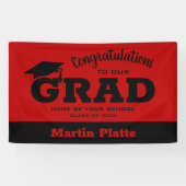 おめでとうグラッドブラックスカーレット 横断幕 (横)