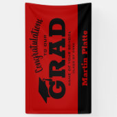 おめでとうグラッドブラックスカーレット 横断幕 (縦)