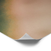 おめでとうグラモダンドシンプルカスタム写真 ポスター (角)