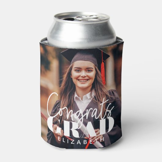 おめでとうグラモダンドシンプルカスタム写真 缶クーラー (缶正面)