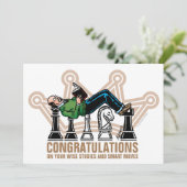 おめでとうグランドマスターフラットグリーティングカード カード (スタンド正面)