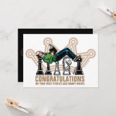 おめでとうグランドマスターフラットグリーティングカード カード (正面/裏面インサイチュ)