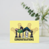 おめでとうグランドマスター葉書 ポストカード (スタンド正面)