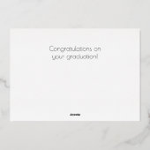 おめでとうグラードグレーゴールドフォイルカード 箔シーズンカード (裏面)