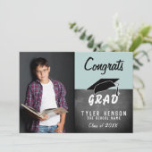 おめでとうグラードシャルボード写真卒業カード (スタンド正面)