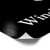 おめでとうグラード白黒カスタムスクリプトのクラス年 ポスター (コーナー)