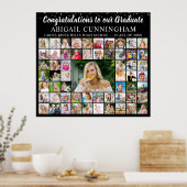 おめでとうグラード59フォトコラージュ紙吹雪あなたの色 ポスター (キッチン)