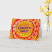 おめでとうグラード カード (黄色い花)