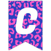 おめでとうグラード!ヒョウ版画卒業 バンティングフラッグ (第2の旗)