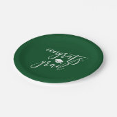 おめでとうグラード ペーパープレート (アングル)