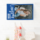 おめでとうグラード |写真と年の追加 横断幕 (インサイチュ)