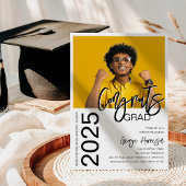 おめでとうグラード | 写真の卒業 招待状