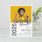 おめでとうグラード | 写真の卒業 招待状 (スタンド正面)