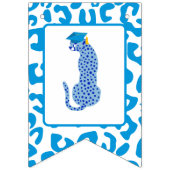 おめでとうグラード！卒業ブルーヒョウ バンティングフラッグ (第1の旗)