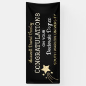 おめでとうグラード！博士号おめでとうバナー 横断幕 (縦)