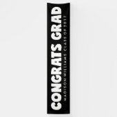 おめでとうグラード |名前と年 横断幕 (縦)