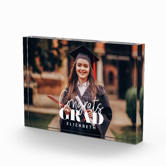 おめでとうグラーモダンドシンプル・スクリプカスタムト フォトブロック (右)