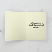 おめでとうグリッター卒業カード シーズンカード (内部)