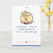 おめでとうグリーティングカード カード (黄色い花)