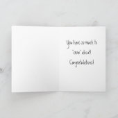 おめでとうグリーティングカード サンキューカード (内部)