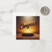 おめでとうグリーティングカード ノートカード (正面/裏面インサイチュ)