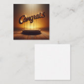 おめでとうグリーティングカード ノートカード (正面/裏面)