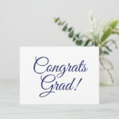 おめでとうグレイドネイビーカスタムル筆跡 カード (スタンド正面)