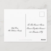 おめでとうゲイカップル明るい虹フラグ ポストカード (裏面)